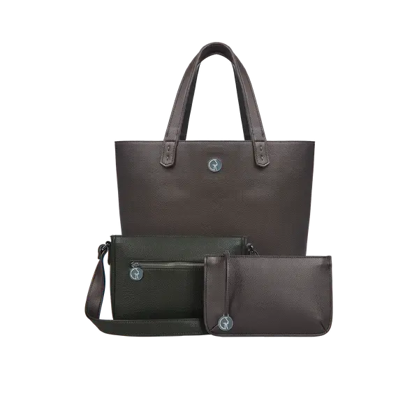 Black Forest Green & Metallic Mushroom Set