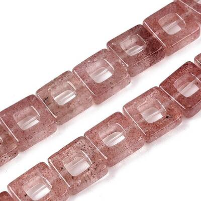Natural Strawberry Quartz Beads Strands