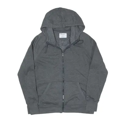 CHAMPION Hoodie Grey Full Zip Womens 2XL