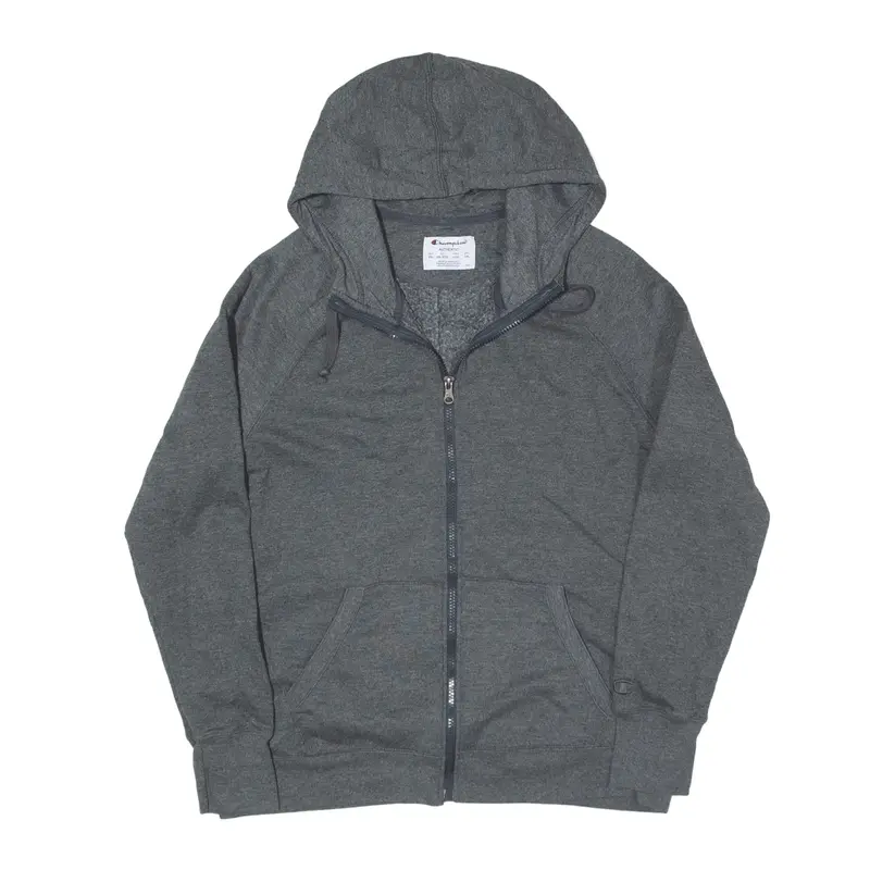 CHAMPION Hoodie Grey Full Zip Womens 2XL