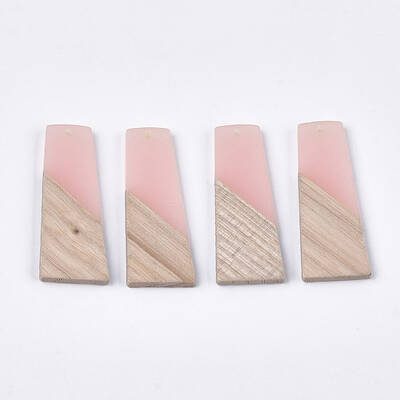 Resin & Walnut Wood Pendants