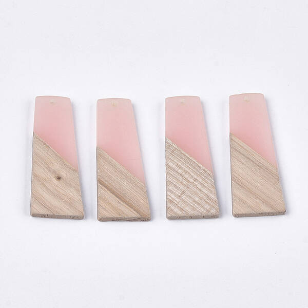 Resin & Walnut Wood Pendants