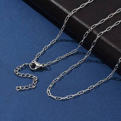 304 Stainless Steel Peanut Link Chain Necklaces for Women