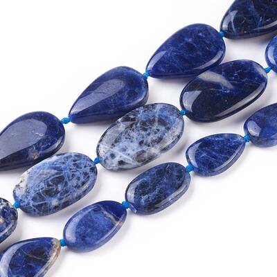 Natural Sodalite Beads Strands