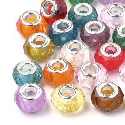 Acrylic European Beads