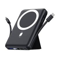 For Magsafe Battery Pack, 10000mAh Wireless Magnetic magnetic portable chargers 22.5W PD Fast Charging with USB-C Cable LED D...