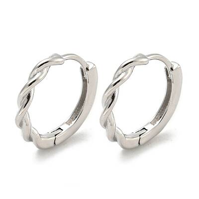 Brass Hoop Earrings