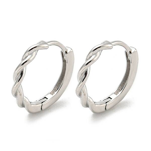 Brass Hoop Earrings