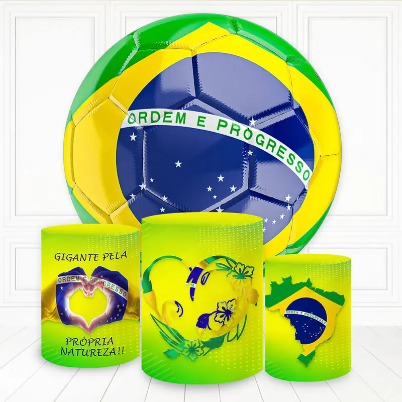 Aperturee Football And Nature Round Birthday Backdrop Kit For Boy | Round Birthday Backdrop Cover | Circle Party Backdrop | R...