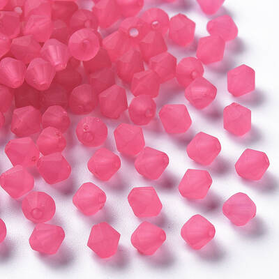 Frosted Acrylic Beads