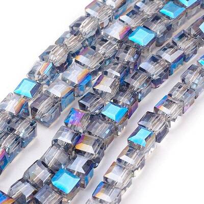 Electroplate Glass Beads Strands