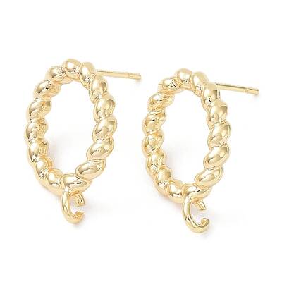 Brass Stud Earring Finding