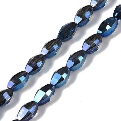 Electroplate Glass Beads Strands