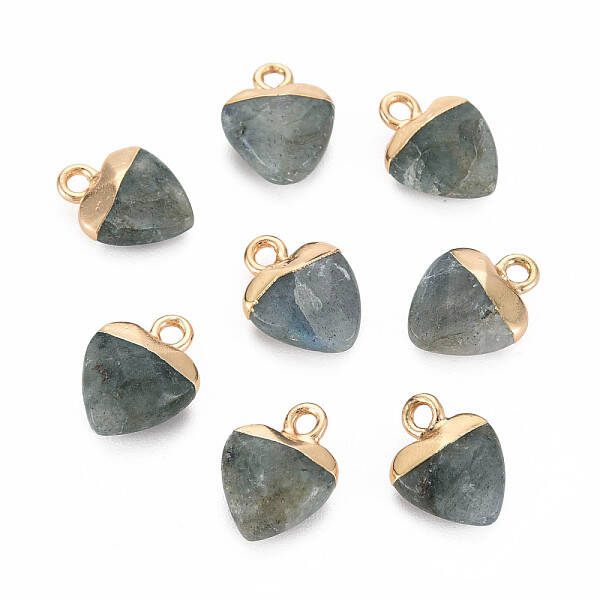 Natural Labradorite Charms