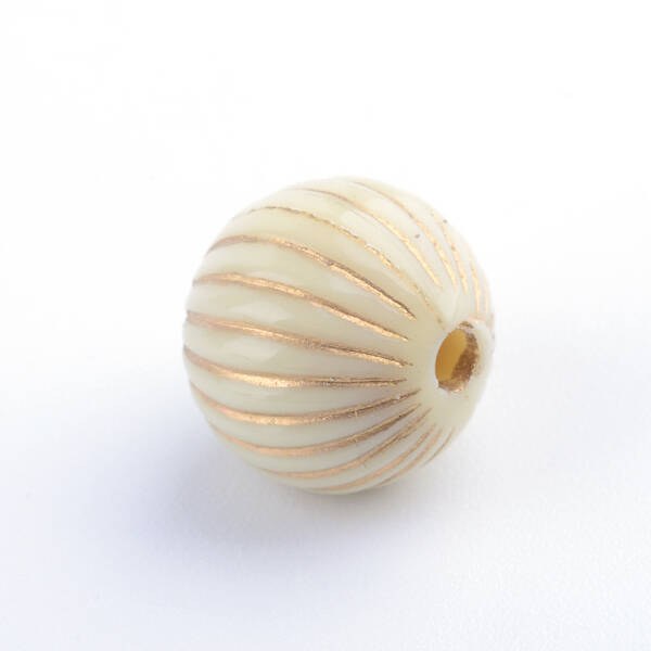 Round Plating Acrylic Beads