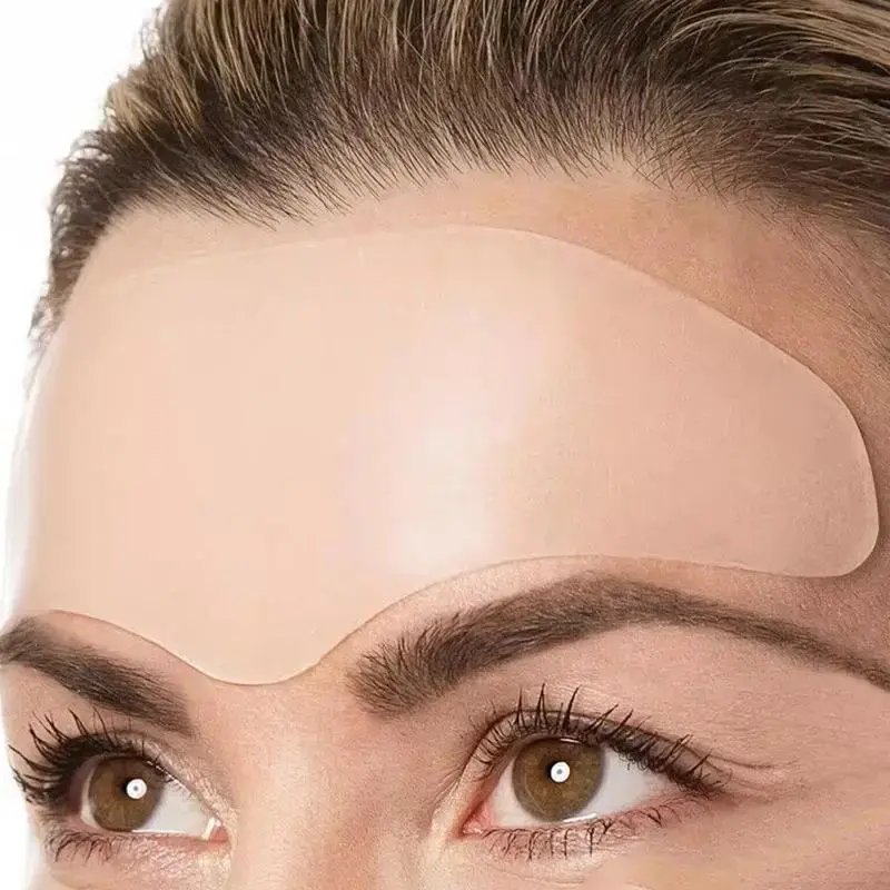 Reusable Silicone Forehead Patches, Portable Transparent Firming Hypoallergenic Face Skin Care Tool, Lifting and Firming Mask...