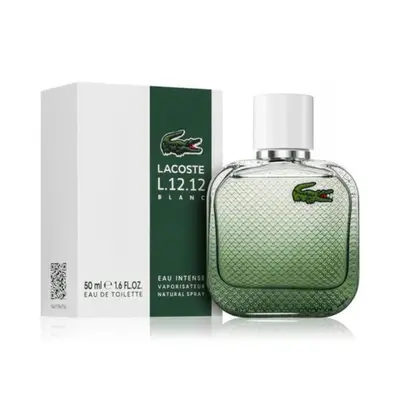 Lacoste Eau de L.12.12 Blanc Eau Intense Cologne for Men - Eau de Toilette Spray 1.6 oz
