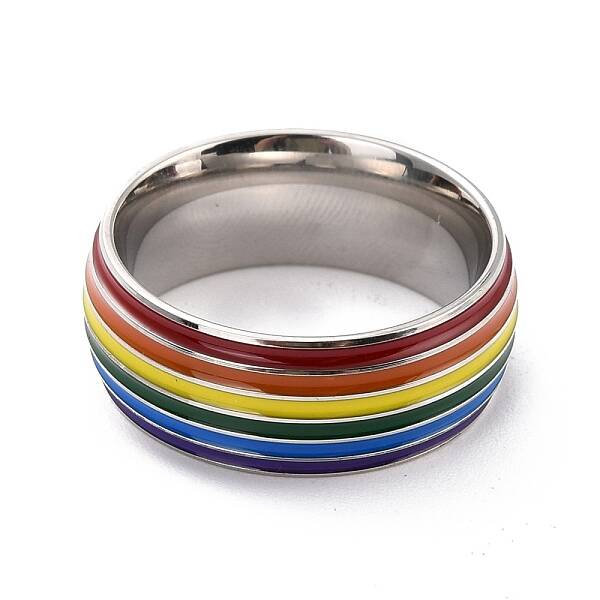 Rainbow Pride Finger Ring