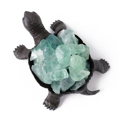 Natural Green Fluorite Display Decorations