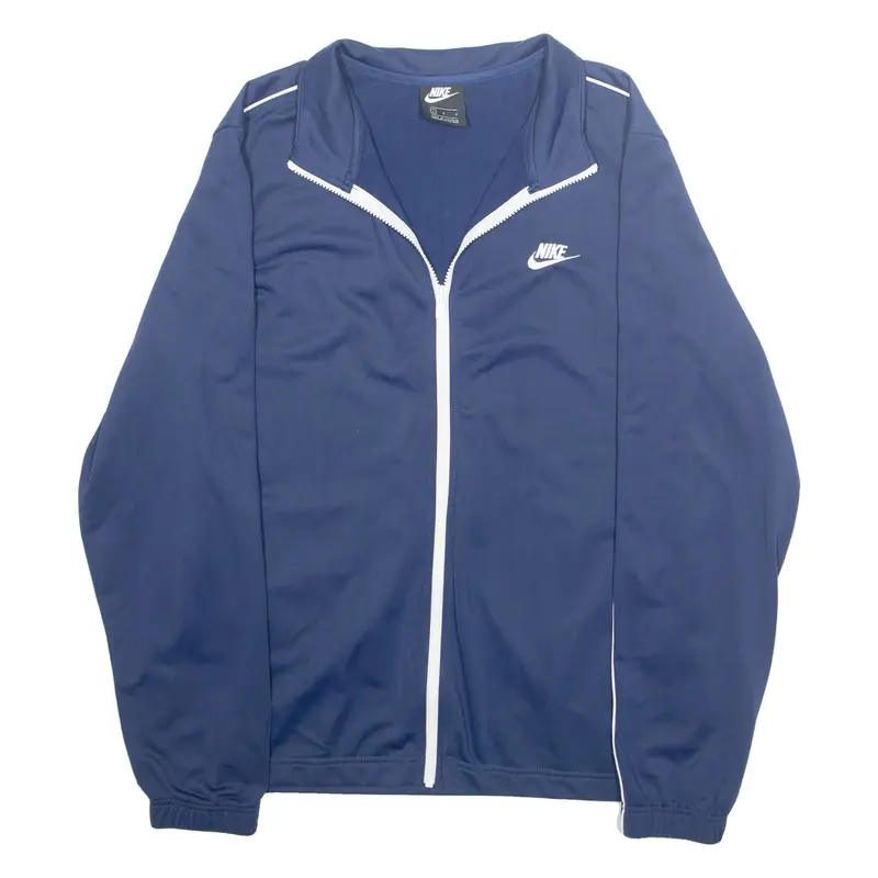 NIKE Mens Track Jacket Blue L