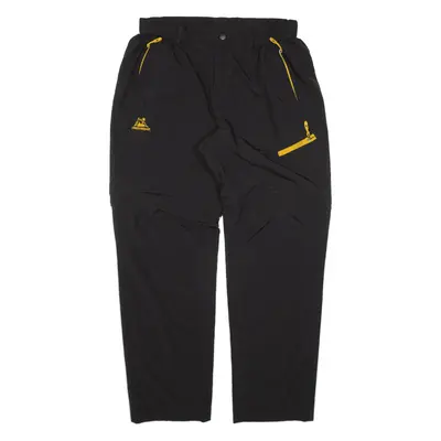 OUTDOOR SPORT Cargo Zip-off Trousers Black Loose Straight Mens W33 L31
