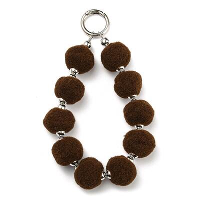 Phone Lanyard Universal Plush Ball Wrist Lanyard