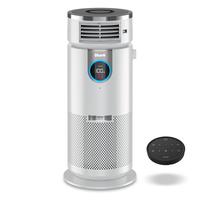 Shark HC455 3-in-1 Air Purifier Heater & Fan with NanoSeal HEPA, Cleansense IQ, Odor Lock for 500 Sq. Ft, White