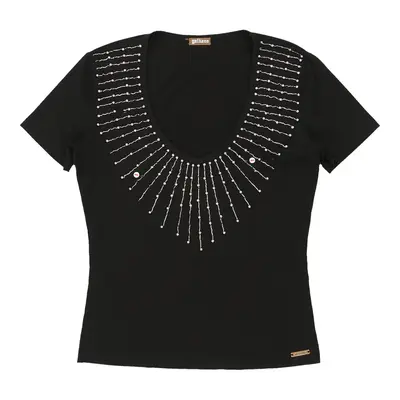 Galliano T-Shirt - Medium Black Cotton | Size: medium