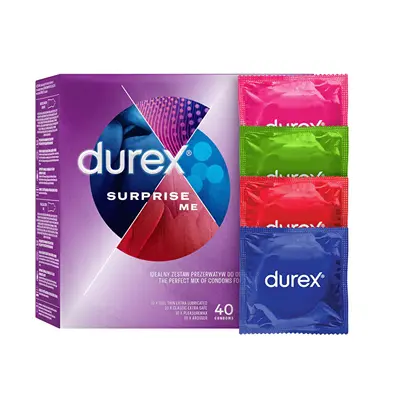 Durex Preservativi Surprise Me 40 Pezzi