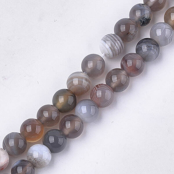 Natural Botswana Agate Beads Strands