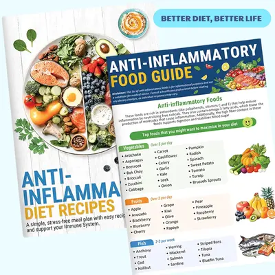 Anti-Inflammatory Diet Recipes: Nourishing Meals for a Healthier You , Guide to preparing healthy and delicious meals