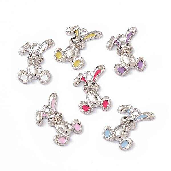 Alloy Enamel Pendants