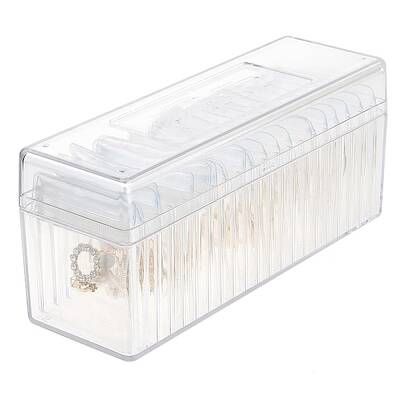 Rectangle Acrylic Jewelry Organizer Storage Boxes