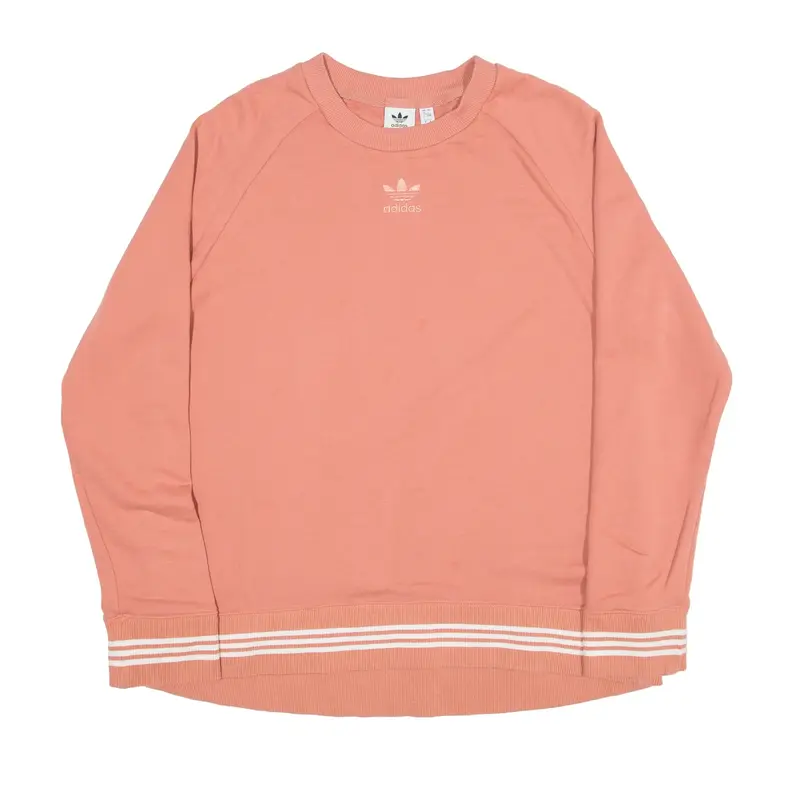 ADIDAS Sweatshirt Pink Womens UK 8