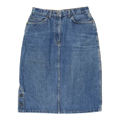 Valentino Denim Skirt - 30W UK 10 Blue Cotton | Size: UK 10