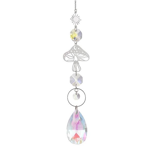Glass & 201 Stainless Steel Suncatchers