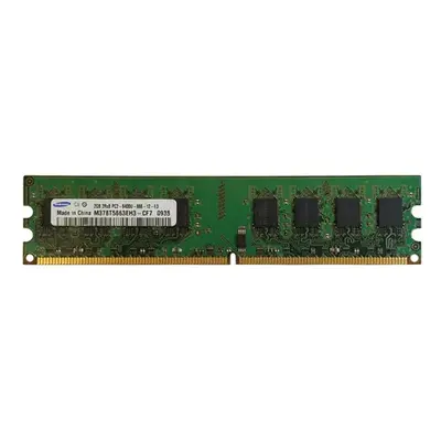 Samsung M378T5663EH3-CF7 | 2GB DDR2-800MHz PC2-6400 Non-ECC Unbuffered UDIMM CL6 2Rx8 1.8V 240-Pin Memory Module
