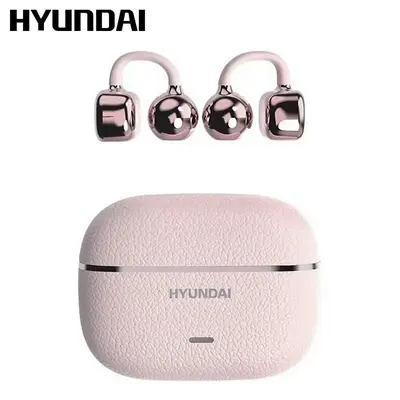 HYUNDAI C03 Clip-On Wireless Headphones with 2025 Bluetooth 6.0 for Faster, Stable Connection & Low Power Use, DT6.0 Pulse Di...
