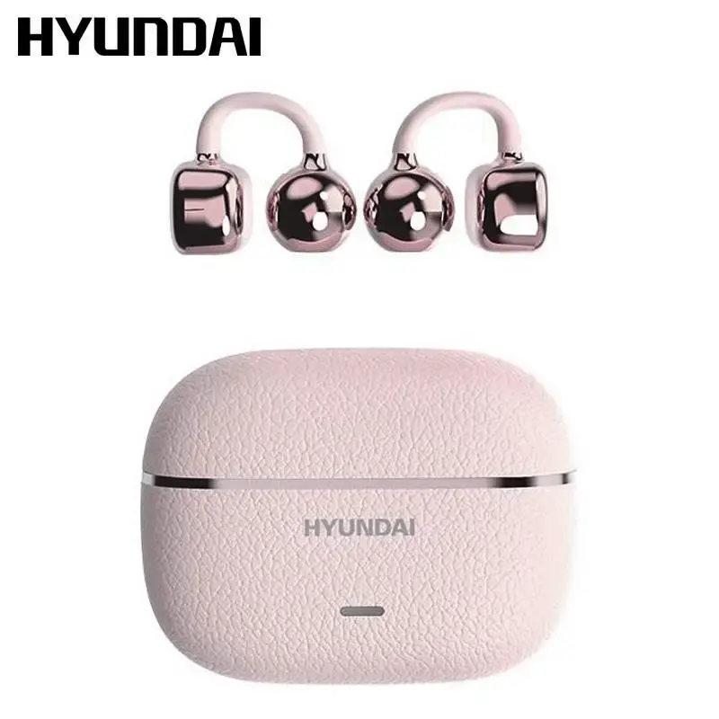 HYUNDAI C03 Clip-On Wireless Headphones with 2025 Bluetooth 6.0 for Faster, Stable Connection & Low Power Use, DT6.0 Pulse Di...