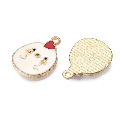 Rack Plating Alloy Enamel Pendants