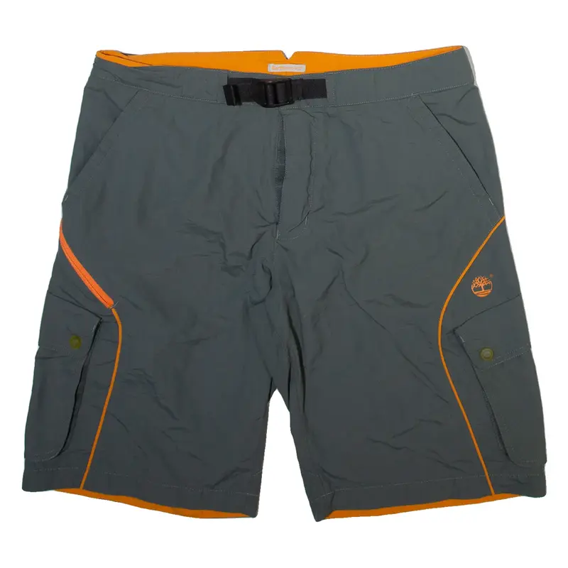 TIMBERLAND Mens Cargo Shorts Grey M W34