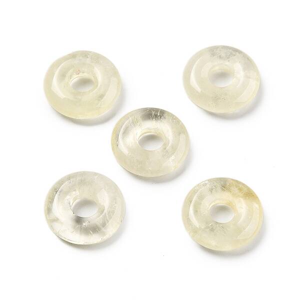 Natural Lemon Quartz Pendants