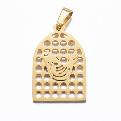 Ion Plating(IP) 304 Stainless Steel Pendants