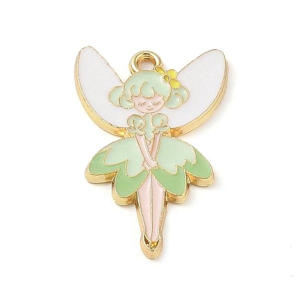 Golden Plated Alloy Eanaml Pendants