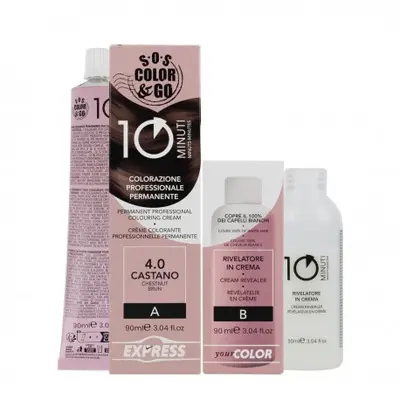 Alama Permanent Professional Coloring Set In 10 Minutes - 4.0 Brown