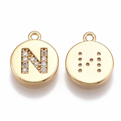 Brass Cubic Zirconia Charms