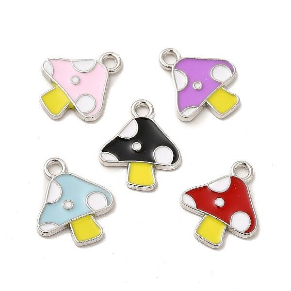 Alloy Enamel Pendants