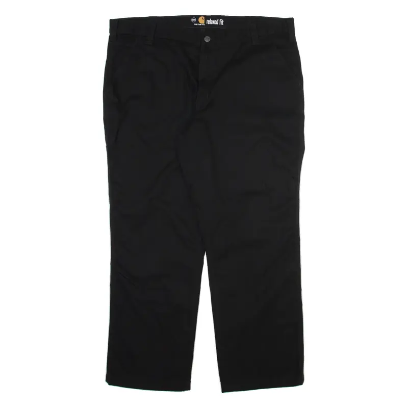 CARHARTT Mens Trousers Black Relaxed Straight W40 L30