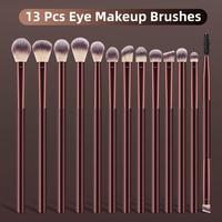 Makeup Brush Set, 13pcs/set Eye Makeup Brush with Soft Bristles, Professional Makeup Tool for Eyeshadow, Eyeliner & Smokey Ey...