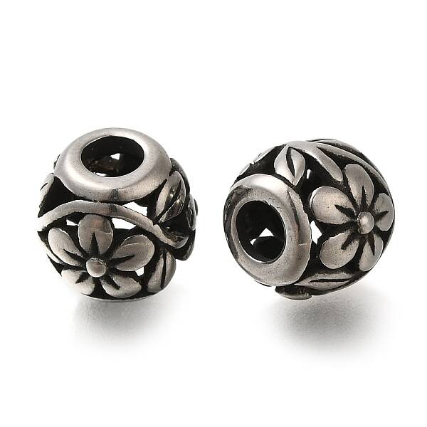 304 Stainless Steel European Beads
